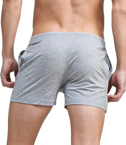 Vista 2 de Pantalones cortos de pijama para hombre con bolsillos