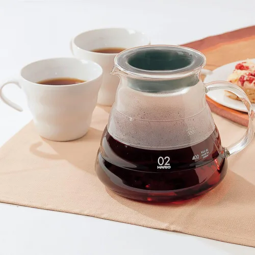 Vista 2 de Hario, Servidor de rango V60 Transparente 12.2 fl oz