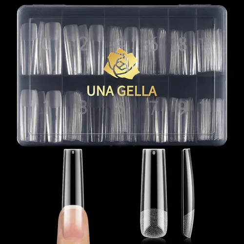 Vista 15 de UNA GELLA Pegamento de uñas de gel 6 en 1 para puntas de uñas transparentes