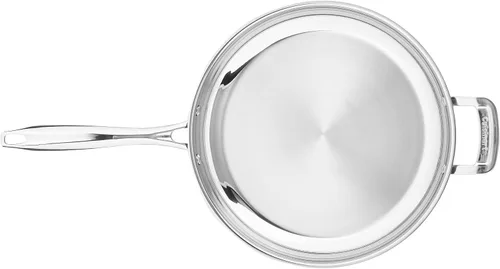 Vista 4 de Cuisinart Juego de sartén profesional de 12 pulgadas y sartén para freír de 14 pulgadas