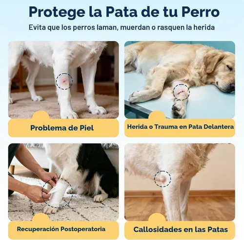 Vista 3 de BARKLESS Traje de recuperación para cirugía de perro para pierna delantera, transpirable y suave, camisa de manga larga para perro para dejar