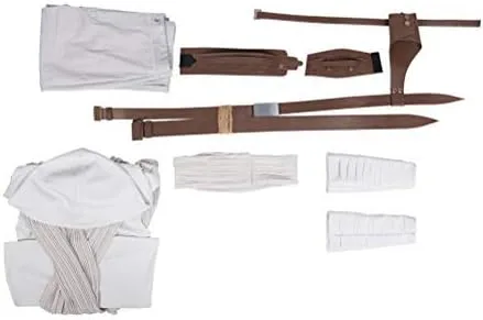 Vista 5 de Disfraz de rey para adultos, conjunto completo, disfraz de juego de roles para mujer, Gris, café.