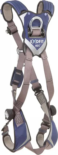 Vista 2 de 3M DBI-SALA 1113097 ExoFit NEX Arnés de cuerpo completo estilo cruzado, azul/gris, grande