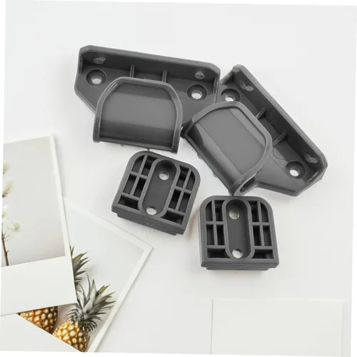 Vista 7 de DECHOUS Kit de herrajes para puerta retráctil, piezas de repuesto de barrera de seguridad de plástico con accesorios perforados, fácil instalación