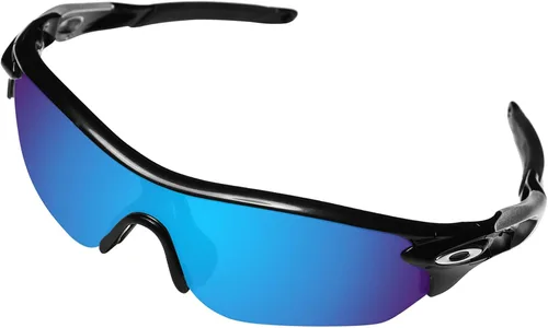 Vista 2 de BroLizard - Lente polarizada para gafas de sol Oakley RadarLock Edge OO9183, azul