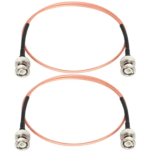 Vista 14 de XRDS -RF Cables BNC 1 pie 2 piezas, Cable BNC macho de 50 ohmios RG316 para antenas de escáneres de antena, radios ham portátiles, etc.