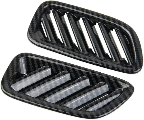 Vista 3 de Cubierta de ventilación de aire lateral superior de fibra de carbono, kit de ajuste de salida de CA, interior para Hyundai Palisade 2020-2025