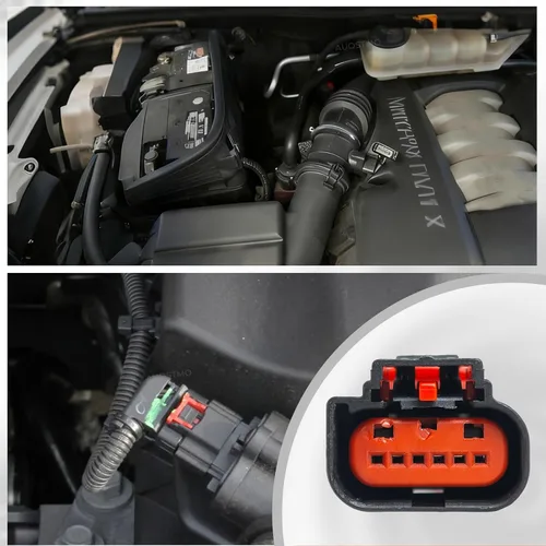 Vista 5 de Conector de sensor de flujo de aire masivo Pigtail de 6 pines, OE 3U2Z-14S411-FJAC, compatible con Ford F150 F250 F350 F550 Expedition Explorer