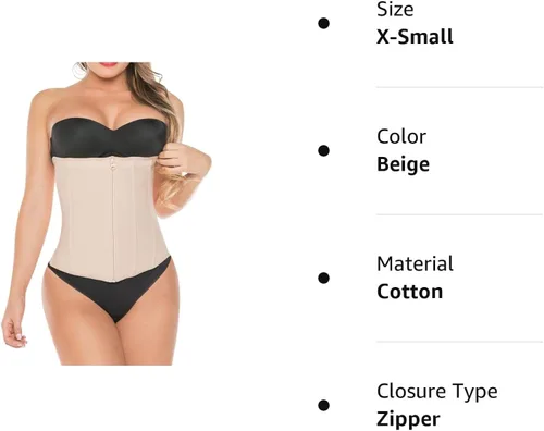 Vista 7 de Salome 0315-1 Colombian Waist Trainer Fajas for Women Cinturillas Colombianas
