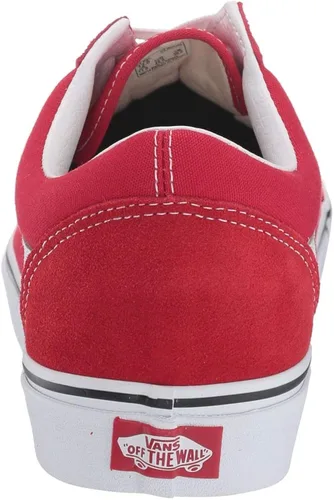 Vista 5 de Vans Tenis Old Skool para hombre, color rojo y blanco verdadero, talla 12, Rojo blanco (Racing RedTrue White)