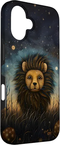 Vista 3 de iPhone 16 Lion at Twilight Lindas estrellas de león en la noche