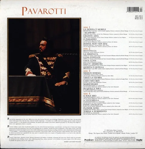 Vista 2 de Luciano Pavarotti - The Pavarotti Collection - Stylus Music - SMR 8617 Near Mint (NM or M-)/Near Mint (NM or M-) 2xLP, Album, Comp, Spe