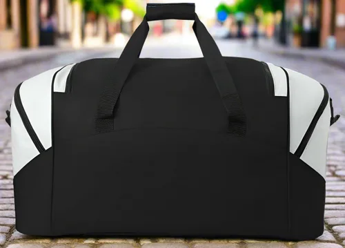 Vista 3 de West Virginia University Duffel Bag Large WVU Maleta o gimnasio Deportes Gear Bag, Negro -, Talla única, Maleta de lona Wvu