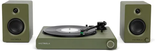 Vista 12 de Victrola Stream Onyx - Tocadiscos con transmisión Wi-Fi de 2 velocidades con salida Bluetooth, funciona con Sonos y Victrola Tempo – Altavoces