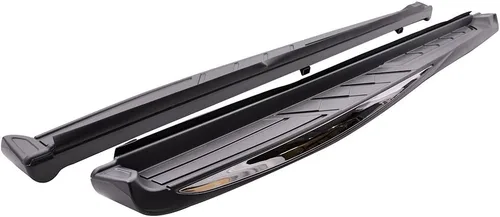 Vista 2 de IKON MOTORSPORTS Estribos compatibles con Nissan Murano 2015-2024, estilo de fábrica, color negro, ABS con escalones laterales Nerf Bars, 2016 2017