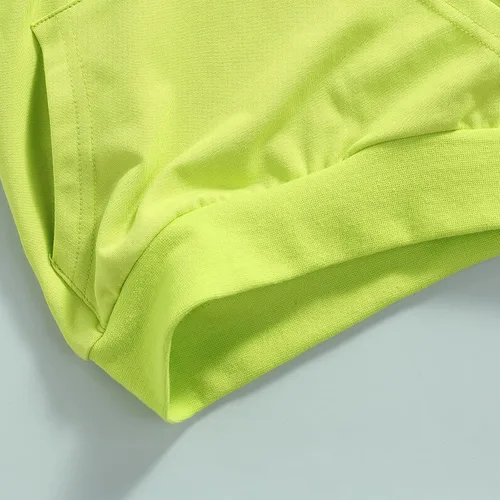 Vista 5 de Sudadera con capucha para bebé y niña, teñido anudado, con bolsillo, manga larga, holgada, ropa de otoño e invierno