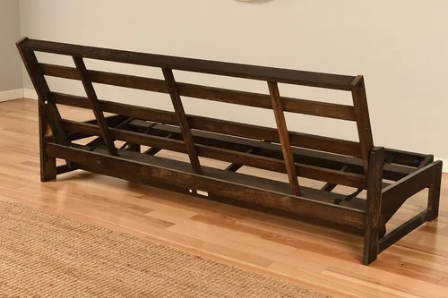 Vista 8 de Kodiak Furniture Aspen - Juego de futón con acabado de moca Reclaim, Oregon Trail Java, completo