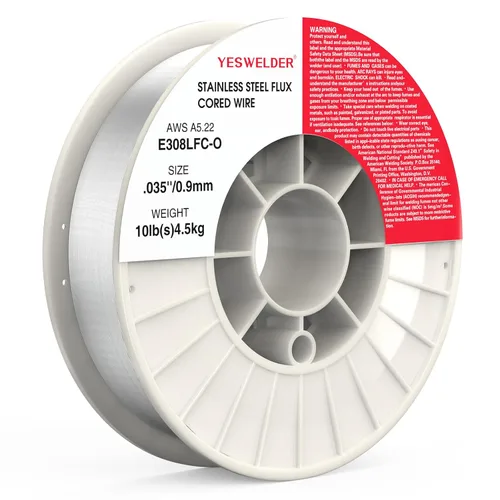 Vista 16 de YESWELDER Alambre de soldadura MIG, alambre sólido MIG de acero inoxidable 2LB .030