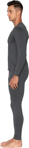 Vista 2 de Bodtek - Juego de ropa interior térmica para hombre (capa base larga, forro polar, parte superior e inferior).