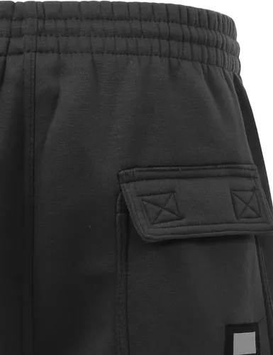 Vista 6 de pantalones cortos de verano con cordón de forro polar para hombre, M-7XL