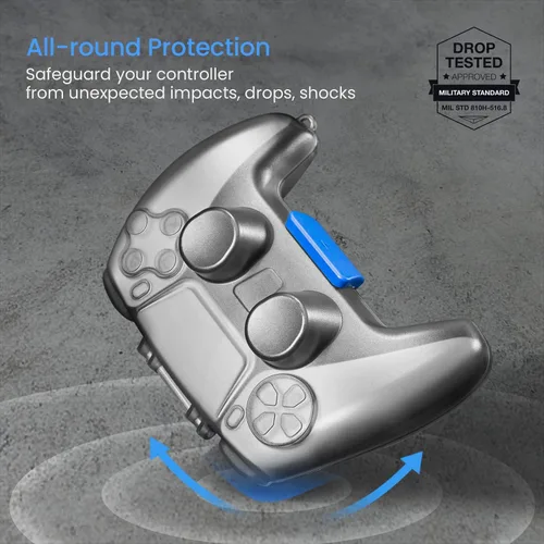 Vista 3 de tomtoc Funda protectora para mando de PS5 protector rígido para mando a distancia inalámbrico de Playstation 5 DualSense a prueba de golpes