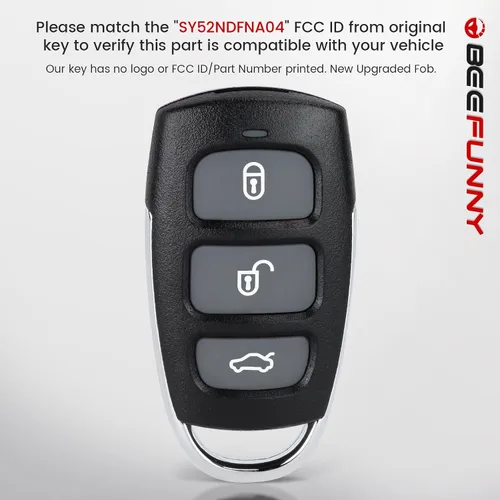 Vista 7 de Beefunny Transmisor remoto de entrada sin llave para Hyundai Azera 2006-2011 Veracruz 2007-2012 P/N: 95430-3L022 (1)