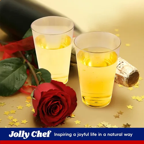 Vista 6 de JOLLY CHEF Vasos de plástico transparente de 12 onzas, paquete de 100 vasos de fiesta resistentes, vasos de plástico desechables para Halloween, día