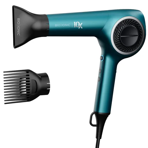 Vista 17 de Bio Ionic Secador de pelo de velocidad ultraligera 10X, secador de pelo con calor y velocidad ajustables, función de memoria, herramienta