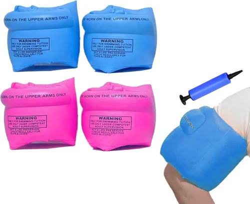 Vista 8 de Arm Floaties for Adults,Toddler Floatie for Pool,Inflatable Floatie Swim Arm Bands Floaties for Kids and Children