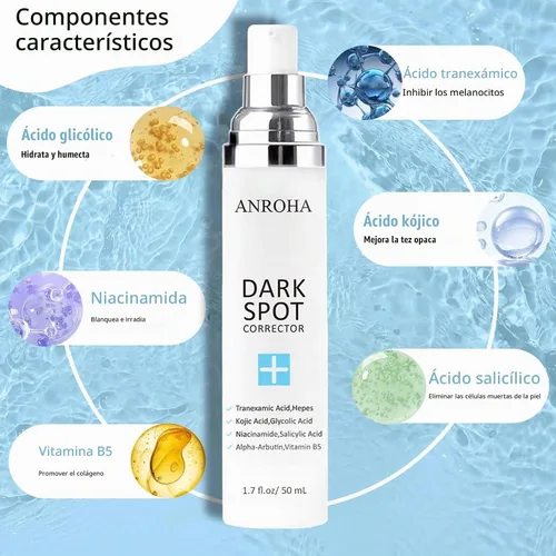 Vista 2 de Removedor de manchas oscuras para cara, corrector de manchas oscuras para cara, removedor de manchas solares, corrector de manchas de edad