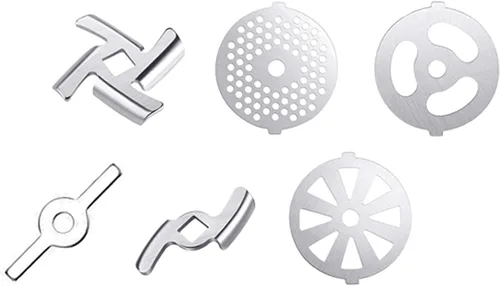 Vista 4 de Accesorio metálico para molinillo de alimentos compatible con todas las batidoras de pie KitchenAid, accesorio para picadora de carne incluida, 2