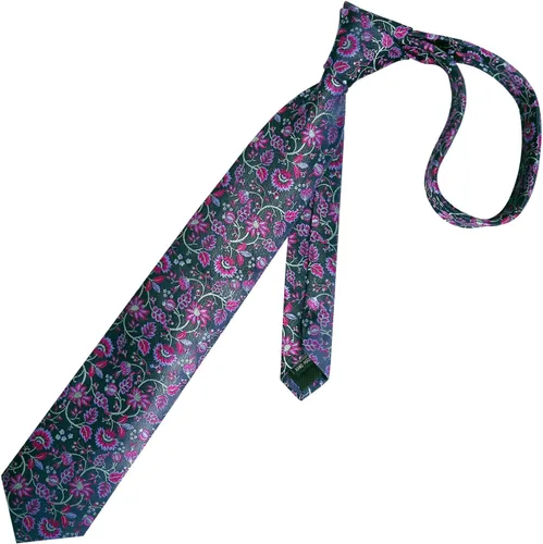 Vista 116 de Alizeal Mens 3.15inches Leaf Flower Pattern Tie with Floral Pocket Square Set