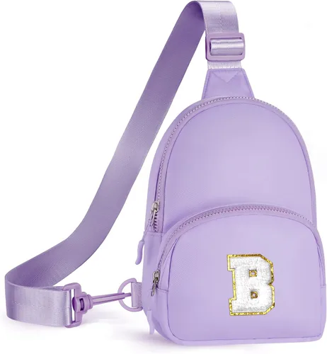 Vista 31 de YOOLIFE Bolso bandolera con inicial, bolsas pequeñas para niñas y mujeres, regalos para adolescentes, niñas, adolescentes, novia, dama de honor