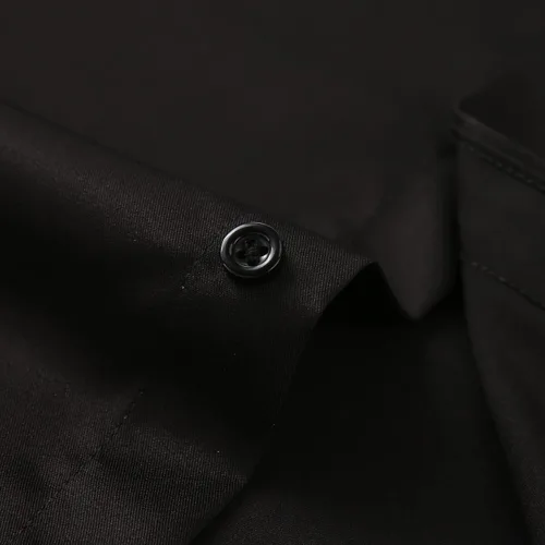 Vista 5 de corfty Men Long Sleeve Dress Shirt - Regular Fit Stretch Free-Wrinkle Button Down Shirt