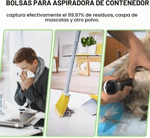 Vista 3 de Paquete de 9 bolsas de vacío MM de repuesto para bolsas de vacío Eureka Mighty Mite, Eureka Mighty Mite serie 3670 y 3680, sustituye a la pieza #