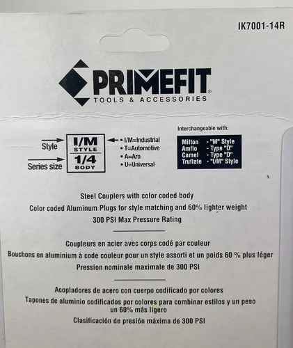 Vista 5 de Primefit Kit de accesorios de aire de 14 piezas - estilo industrial rojo (IK7001-14R)