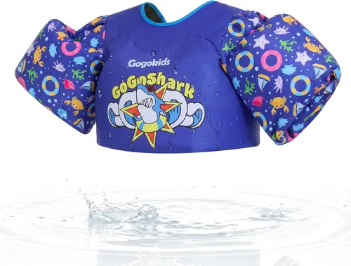 Vista 33 de Gogokids Puddle Float Jumper 24-66 Pounds, Toddler Swim Vest Kids 1-6 Years