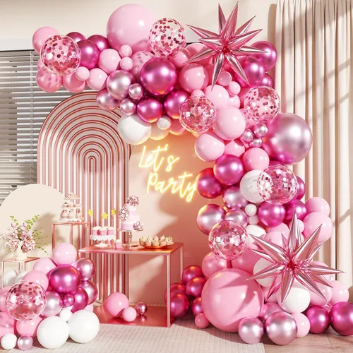 Vista 19 de Kit de Arco de Guirnalda de Globos Negros y Dorados, 140 Piezas de Globos de Confeti Negros y Dorados con Estrellas para Cumpleaños, Graduación, Año