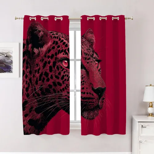 Vista 142 de Maritime Ocean Blackout Tier Curtains, Anchors Nautical Art Half Window Drapes for Kitchen with Rod Pocket,Room Darkening 2 Pack 26X24 Inches