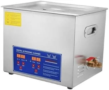 Vista 12 de Máquina de limpieza ultrasónica de 2 litros, temporizador digital, limpiador de acero inoxidable para joyas, gafas, relojes y accesorios de baño