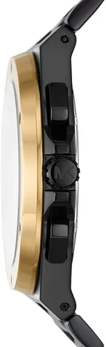 Vista 4 de Michael Kors MK8941 - Cronógrafo Lennox para hombre color negro pulsera Negro Pulsera