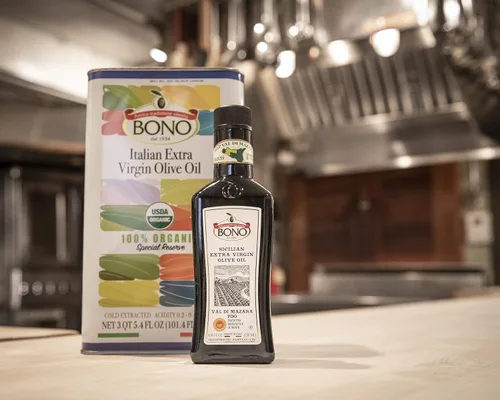 Vista 5 de BONO Aceite de oliva virgen extra orgánico 100% italiano, paquete de 3