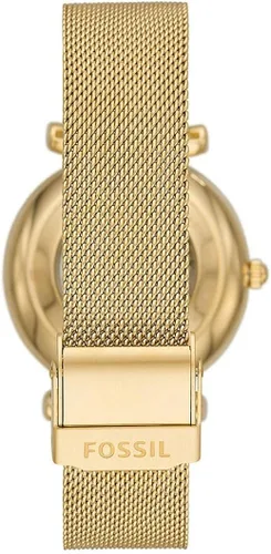 Vista 2 de Fossil Reloj Carlie ME3250 Mujer Acero automático, Oro