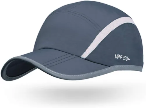 Vista 25 de ELLEWIN Gorra de béisbol unisex UPF 50 sin estructura, con pico grande y plegable