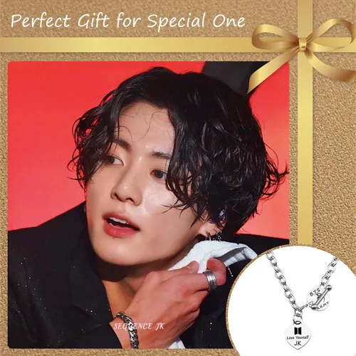 Vista 3 de ARETIS Kpop Bangtan - Collar de regalo para niños Be the best J-HOPE JIMIN JIN JK RM SUGA V Collar Bangtan Boys Lover Jewelry Gift for Bangtan Boys