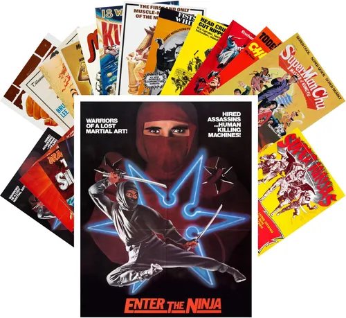 Vista 18 de PIXILUV Postales vintage 24 piezas SciFi Vintage Comic Book Art Magazine Covers