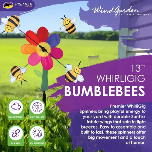 Vista 2 de Whirligig Spinner - Spinner de abejorros de 13 pulgadas