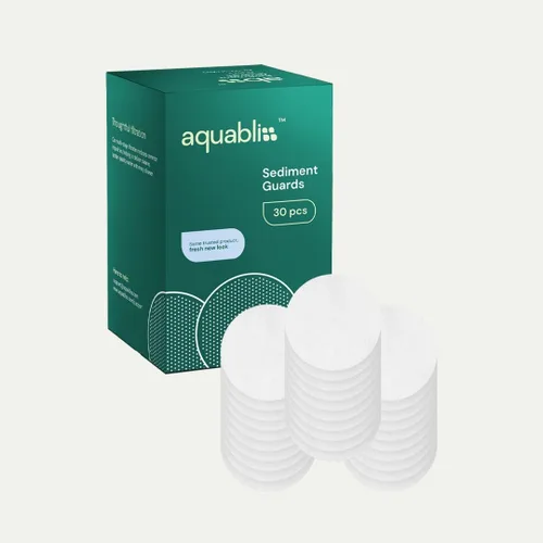 Vista 2 de Almohadillas de sedimento para filtro de ducha AquaBliss - Protege tu piel y cabello del óxido, polvo, arena y otras impurezas en tu agua.