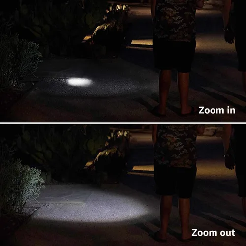 Vista 3 de Lighting EVER Paquete - 2 Artículos: 2 Pack LED Faros Recargables para Correr Camping Senderismo y 1 Pack Linterna LED LE1000 Lúmenes Altos