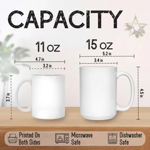 Vista 7 de Taza de café de ambulancia personalizada, taza de té blanca ambulancia de 11 onzas y 15 onzas, taza de café de cerámica personalizada con nombre